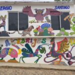 Painted Building. Arrozolo, Oaxaca