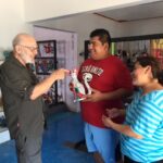 Selecting work at Franco's