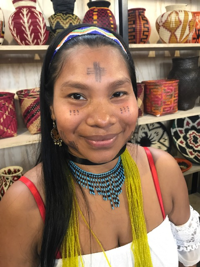 Indigenous Colombian woman