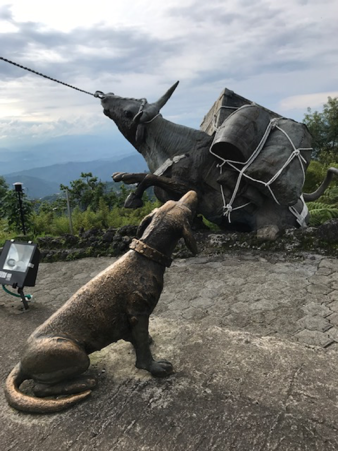 "Agony and Ecstasy" bronze sculpture